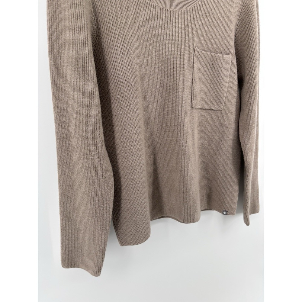 FIGS Off Shift Ribbed Knit Pullover Sweater Sz M Medical Nursing Loungewear - Picture 3 of 12